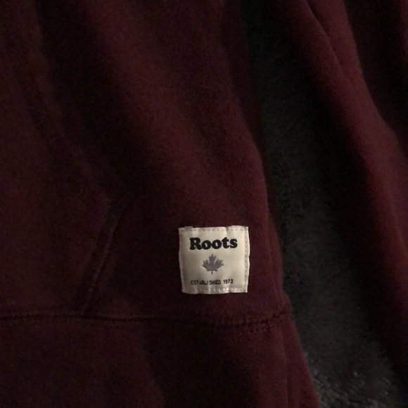 Burgundy roots hoodie - Picture 3 of 4
